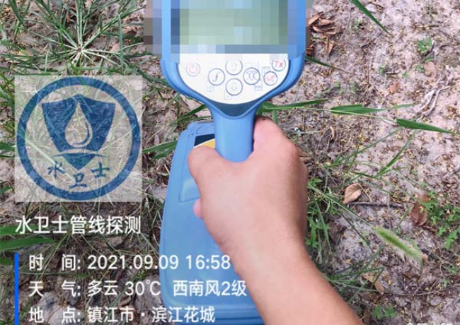 无锡金属管道探测案例-镇江滨江花城小区